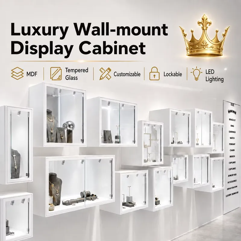 Vitrine d'exposition murale LE - Jewelry And Watches Stores avis et prix