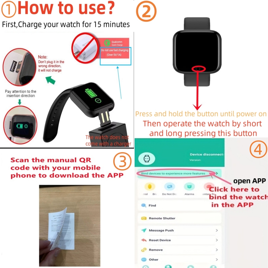 Sport Smartwatch Fitness Brace - Jewelry Smart Watches avis et prix