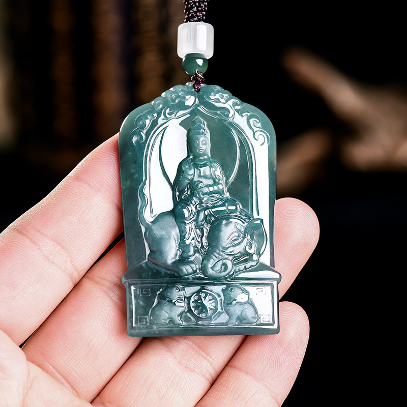 Collier pendentif Guanyin en j - Jewelry & Watches Sp Z Oo Opinie avis et prix