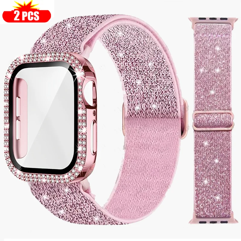 Bracelet + étui pour Apple Wat - Jewelry Smart Watches avis et prix