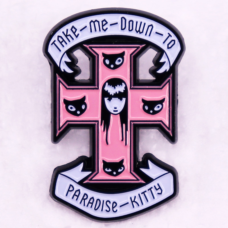 Broche en Émail avec Croix Ros - Paradise Jewelry & Watches Llc Miami Reviews avis et prix