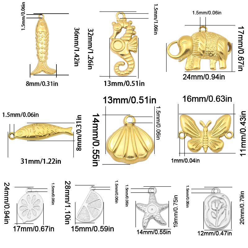 Pendentif en acier inoxydable, - Butterfly Pendant Necklace avis et prix