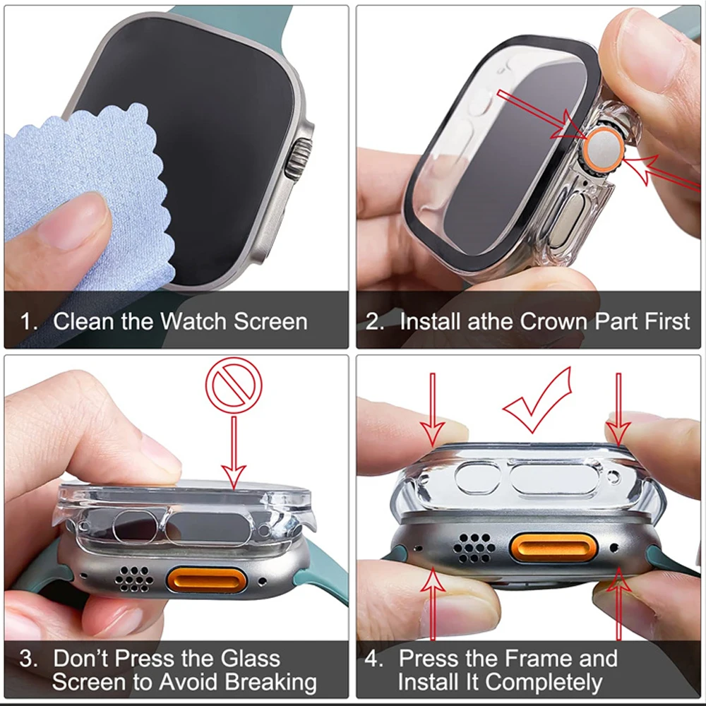 Verre + boîtier pour Apple Wat - Jewelry Smart Watches avis et prix